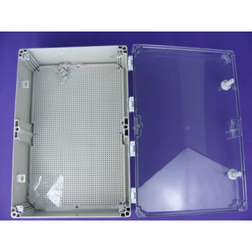 Invólucro eletrônico externo caixa impermeável para caixa eletrônica de plástico pcb PWE539PW com tamanho 600 * 500 * 195mm